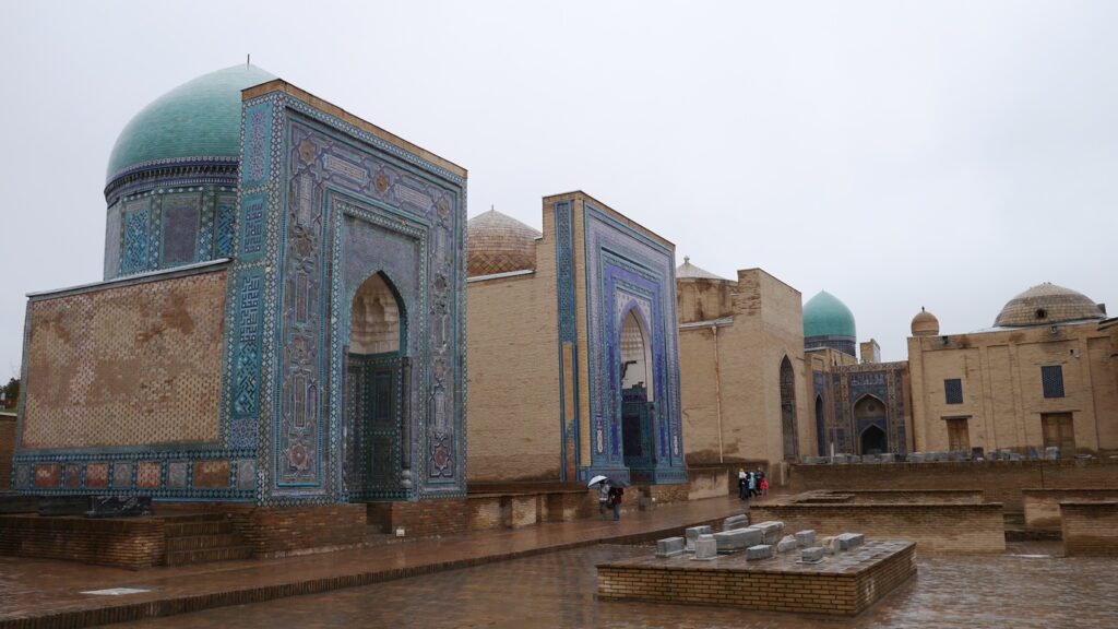 霧野萬地郎撮影:ウズベキスタン、シャーヒ・ジンダ廟群