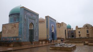 霧野萬地郎撮影：ウズベキスタン、シャーヒ・ジンダ廟群