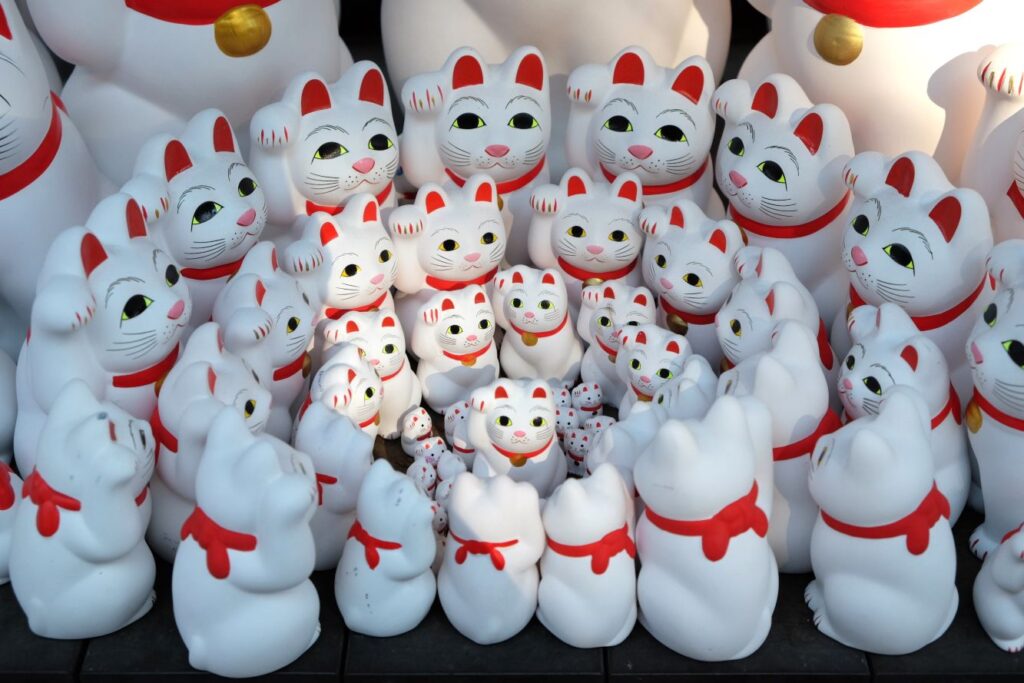 富山ゆたか撮影：豪徳寺招き猫１